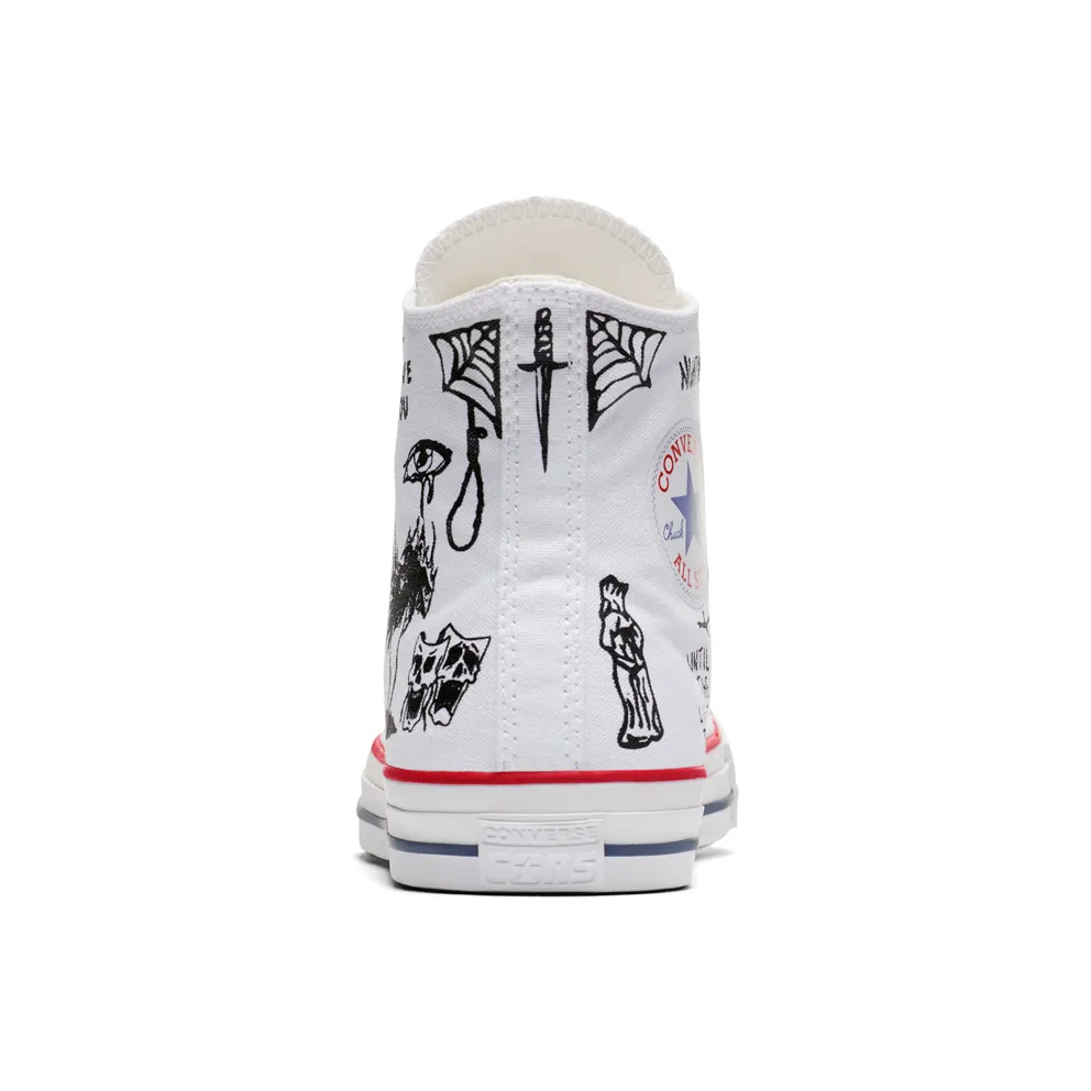 Converse Chuck Taylor All-Star Pro Sean Pablo White White/Black (163040C)