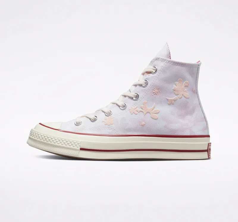 Converse Chuck 70 Embroidered Desert Floral Egret/barely Rose/cedar (A00834C)
