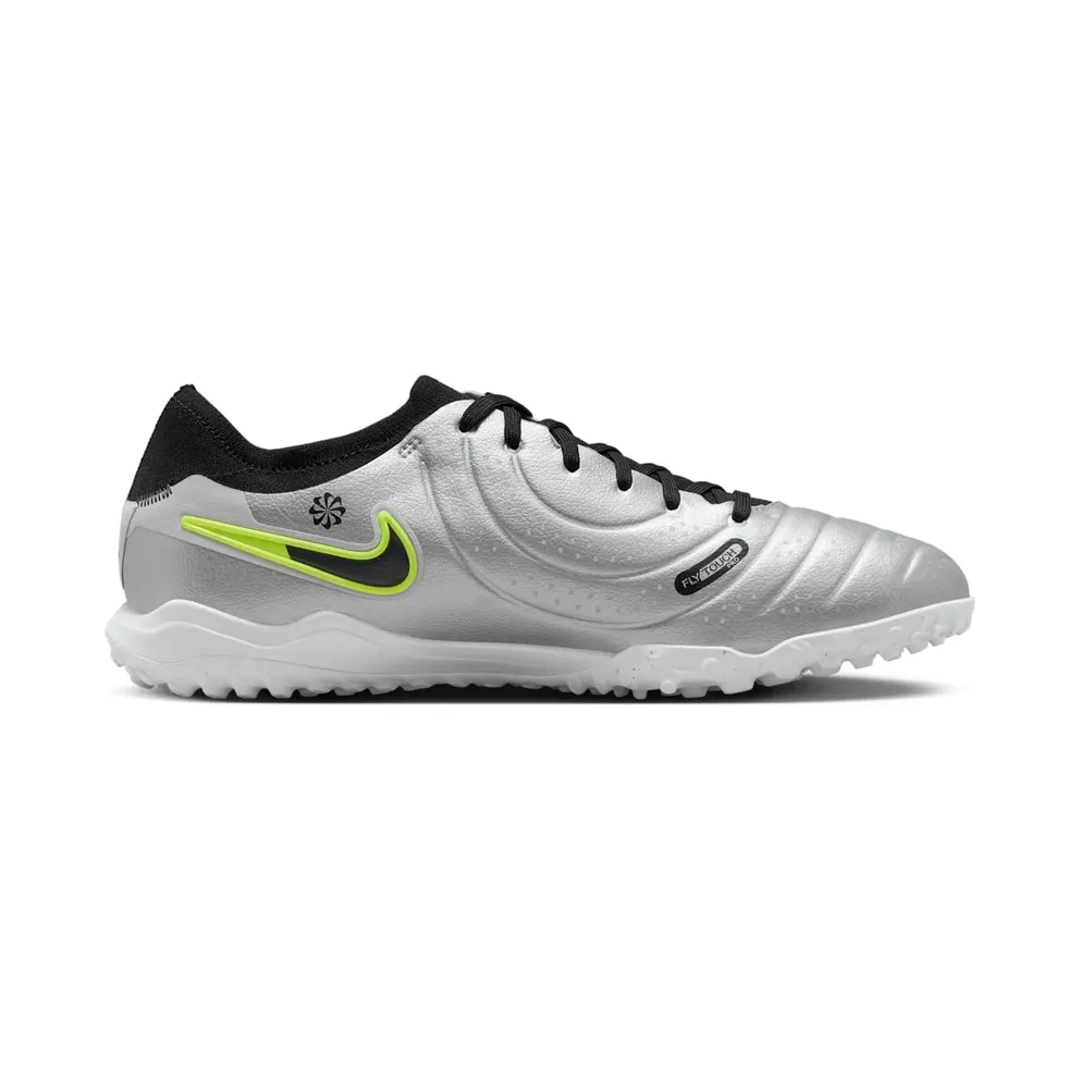 Nike Tiempo Legend 10 Pro TF Metallic Silver Volt Black (DV4336-001)