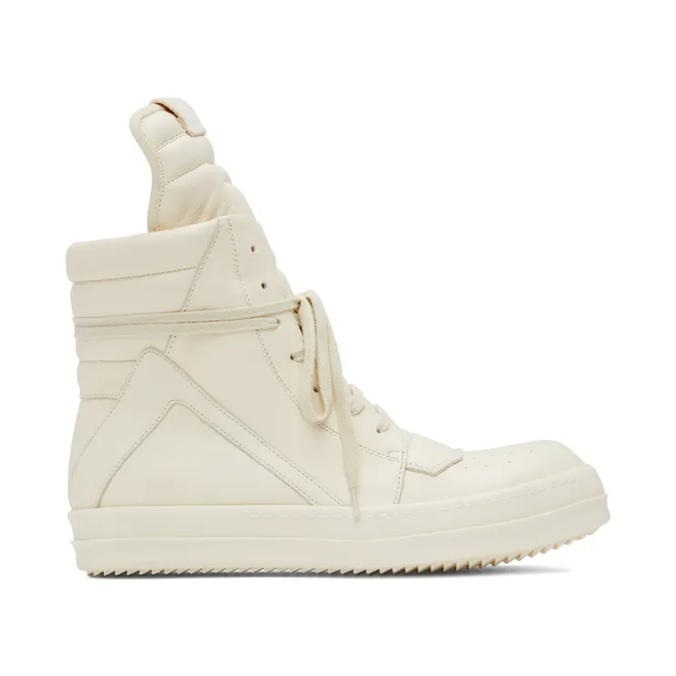 Rick Owens Off-White Geobasket Sneakers (RU02B2894 LPO)