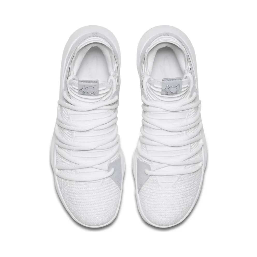 Nike KD 10 Still KD White/Metallic Silver-Pure Platinum (897815-100)