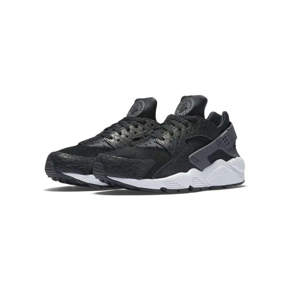 Nike Air Huarache Run Snake Black Dark Grey Black/Dark Grey-White (704830-001)