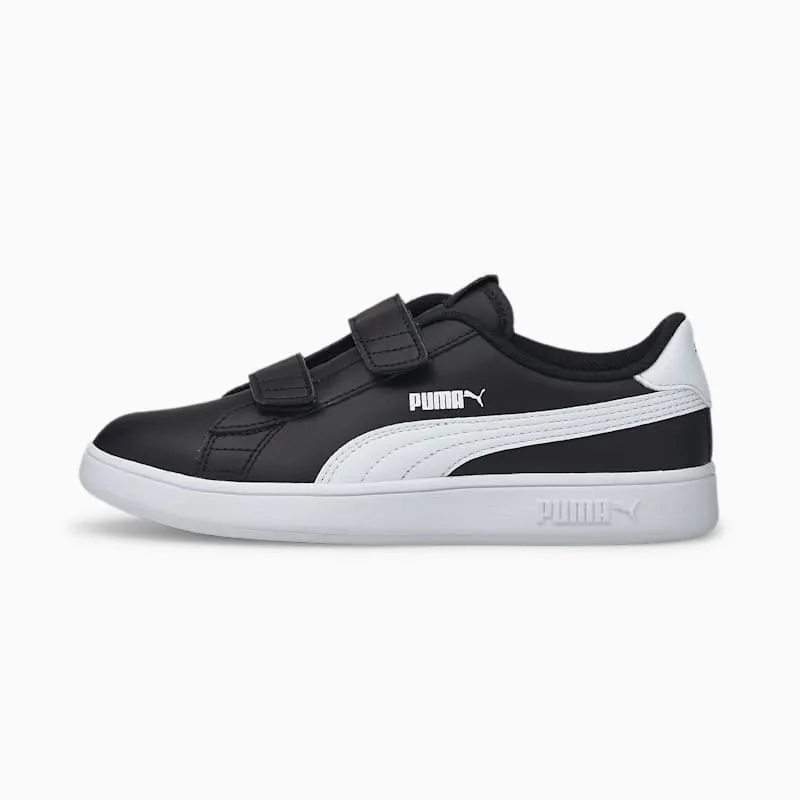 PUMA Smash V2 Kids’ Black/White (365173-03)
