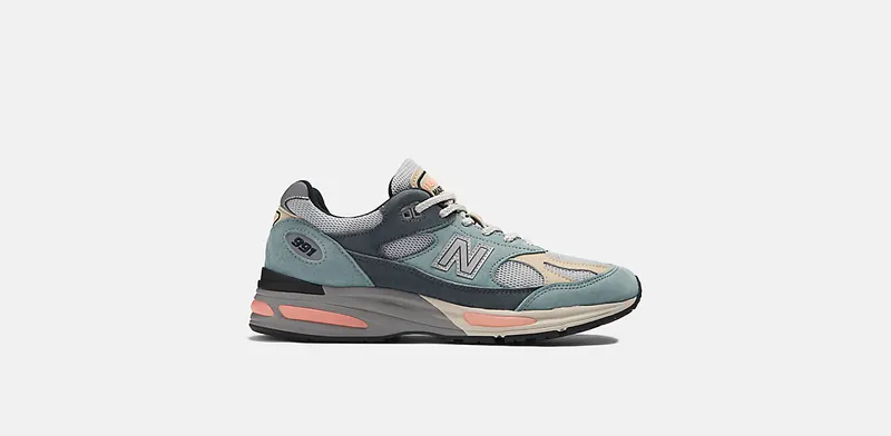 New Balance 991 MiUK Silver Blue Turbulence (U991SG2)