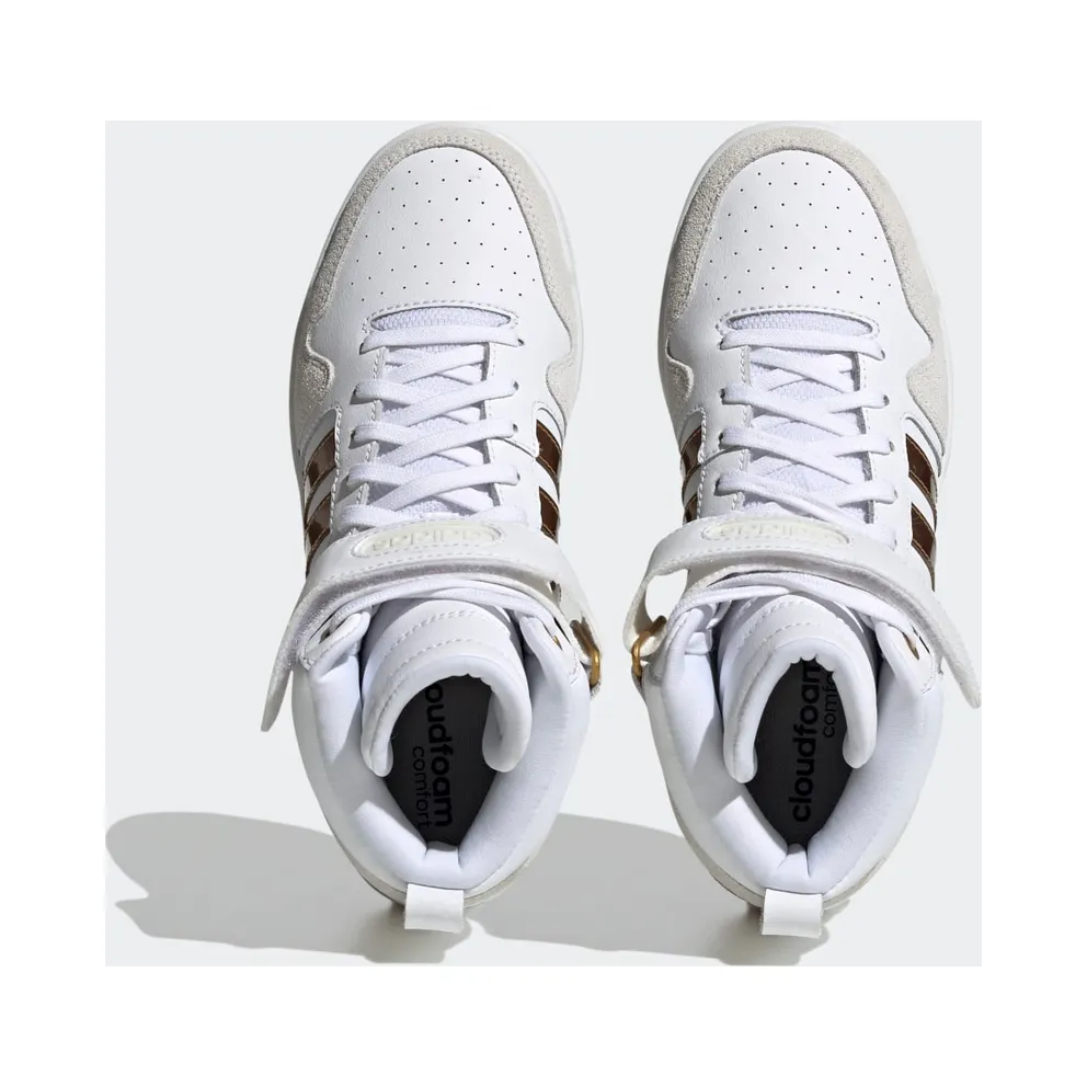 Adidas Postmove Mid Cloudfoam Super Lifestyle Basketball Classic Cloud White / Cloud White / Matte Gold (H06137)