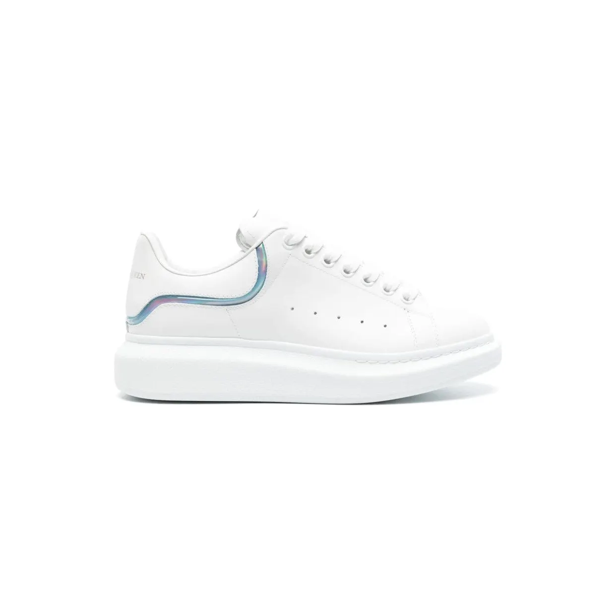 Alexander McQueen Oversized White Iridescent Stripe (782467WIE9R8757)