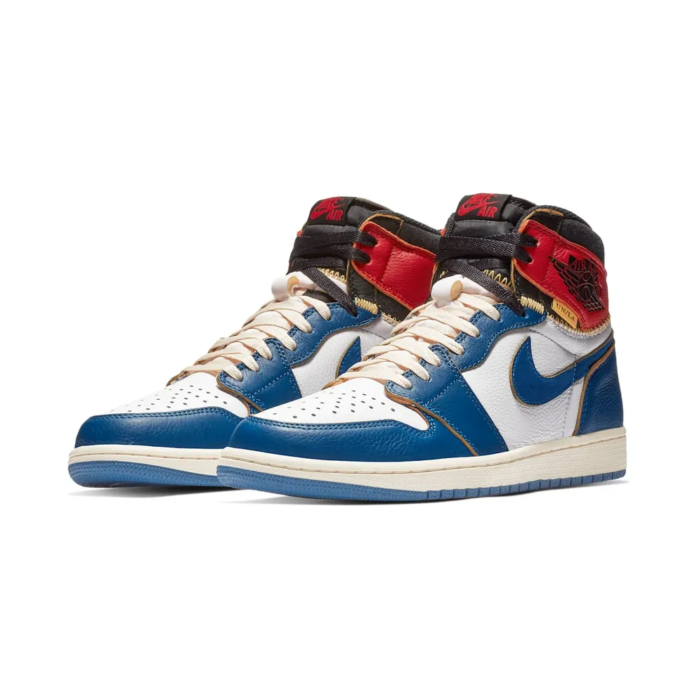 Jordan 1 Retro High Union Los Angeles Blue Toe White/Storm Blue-Varsity Red-Black (BV1300-146)