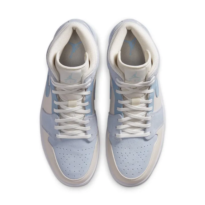 Jordan 1 Mid Mixed Textures Blue Sail/Blue (DA4666-100)