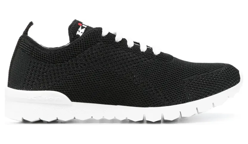 Kiton Gewebte Sneakers mit Logo-Stickerei – Schwarz (KDSSFITSN0080903)