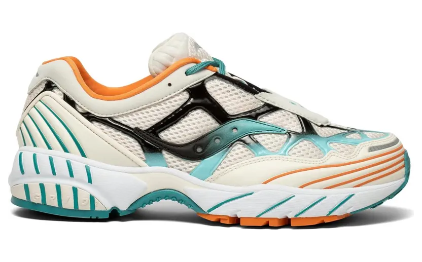 Saucony Grid Web Tan Black Blue (S70466-12)