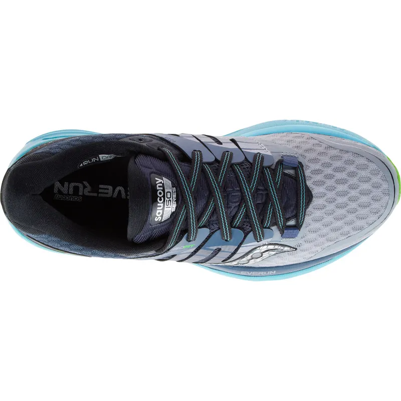 Saucony  Triumph Iso 2 Grey/Blue-Slime (W) Grey/Blue-Slime (S10291-1)