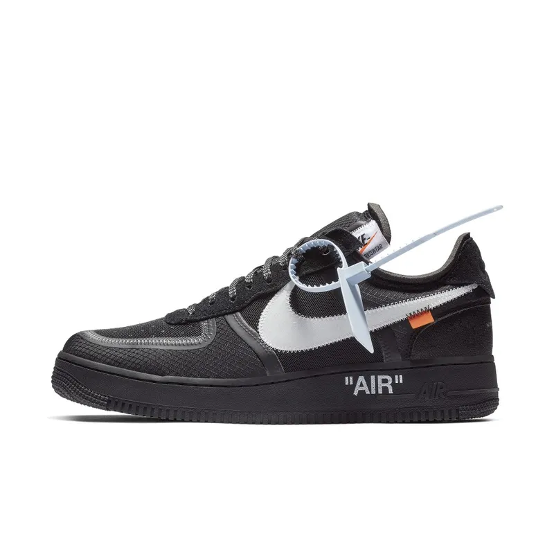 Nike x Off White Air Force AF 1 Low Black (2018) (AO4606-001)