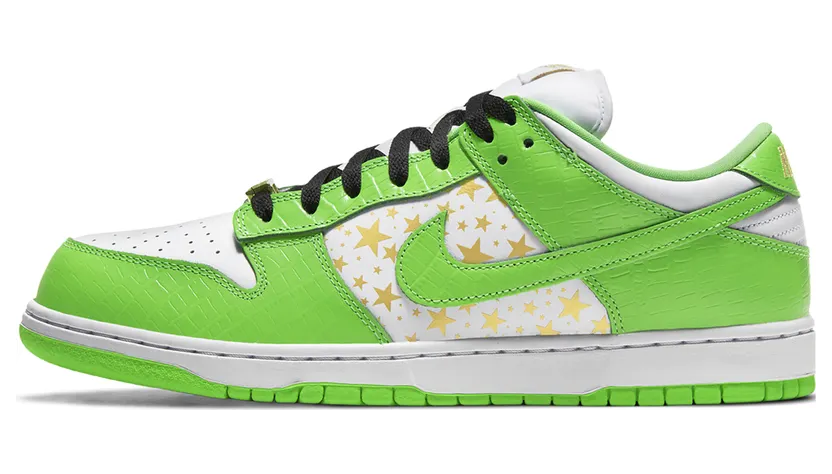 Supreme x Nike SB Dunk Low Mean Green (SS21) (DH3228-101)