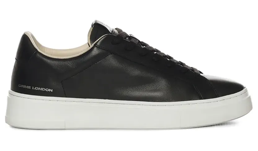 Crime London Extralight leren sneakers – Zwart (13471PP4BBLACK)