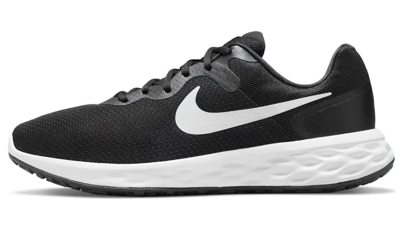 Nike Revolution 6 voor heren (extra breed) Zwart (DD8475-003)
