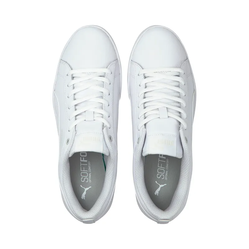 Puma Smash v2 “Puma White / Puma White” (365208_04)