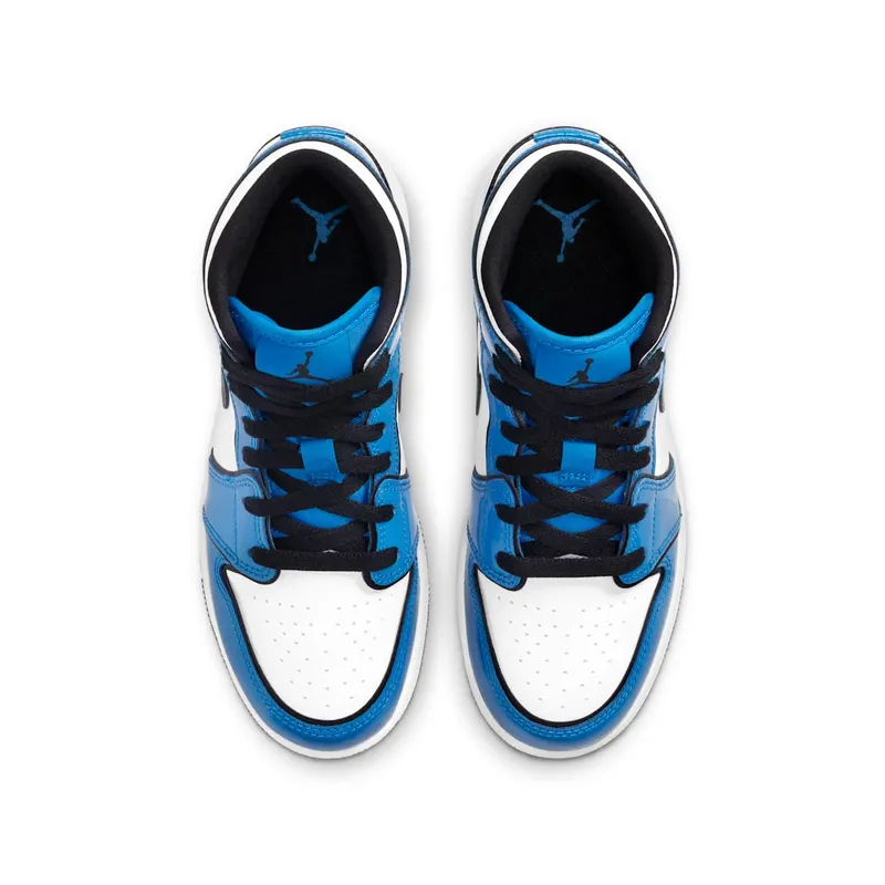 Jordan 1 Mid Signal Blue (GS) (BQ6931-402)