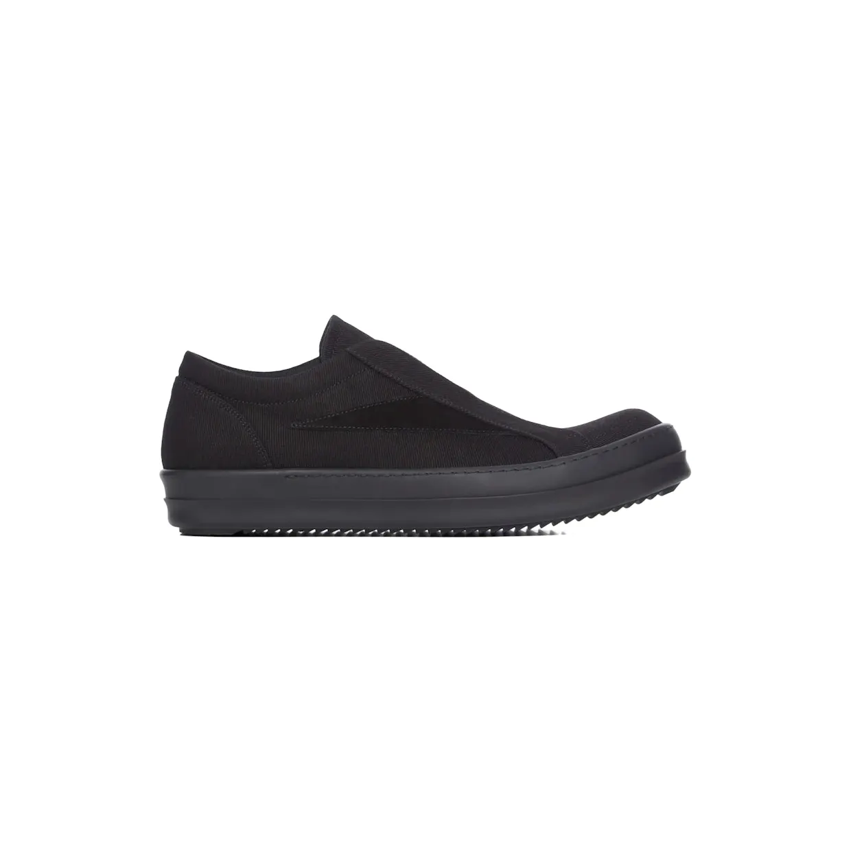 Rick Owens Temple Laceless Vintage Sneaks Black (DU01F4811-DOLVS-09ALL)