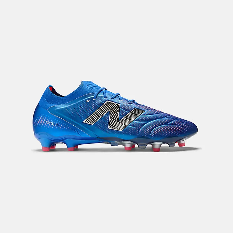 New Balance Tekela Elite Low Laced FG V5 Blue Gemstone Energy Red Silver (ST1FLMP5)