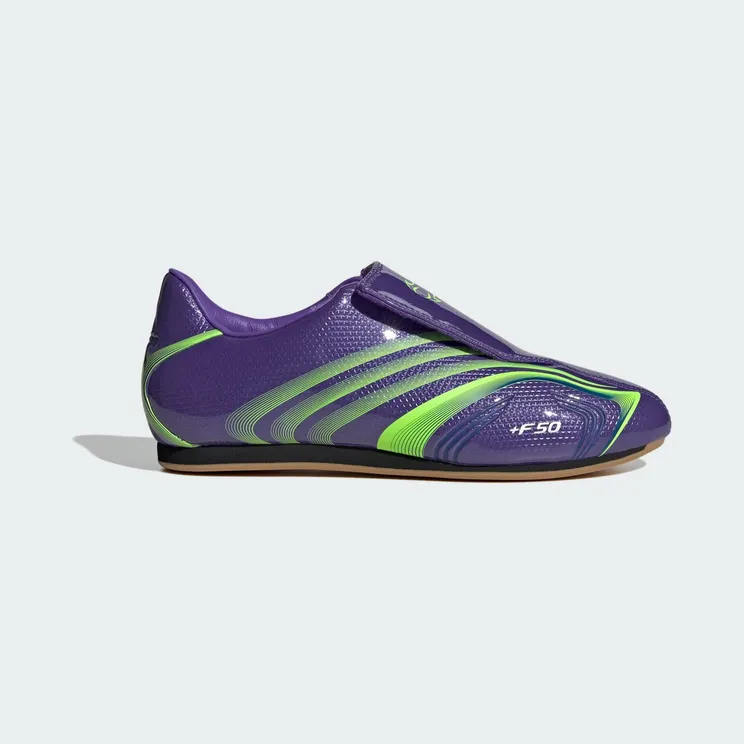 adidas Taekwondo F50 “Purple Rush / Lucid Lemon / Royal Blue” (JR6025)