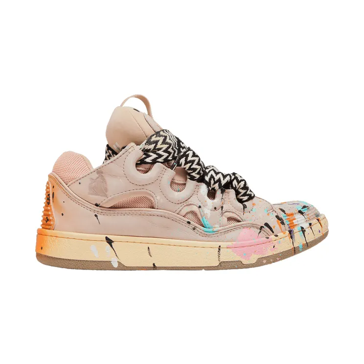 Lanvin Leather Curb Gallery Dept. Pale Pink Multi (FM-SKRK11-DRGD-P22B5S0)