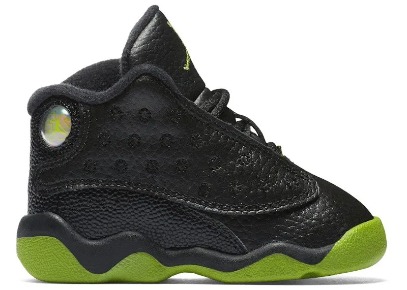 Jordan 13 Retro Black White Altitude Green (414581-042)