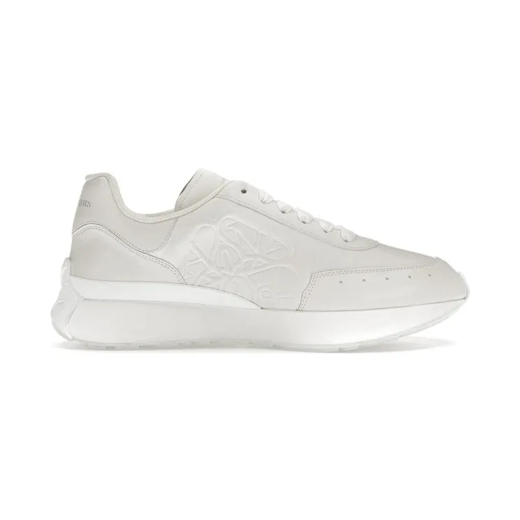 Alexander McQueen Sprint Runner Triple White (688548 WIC94 9000)