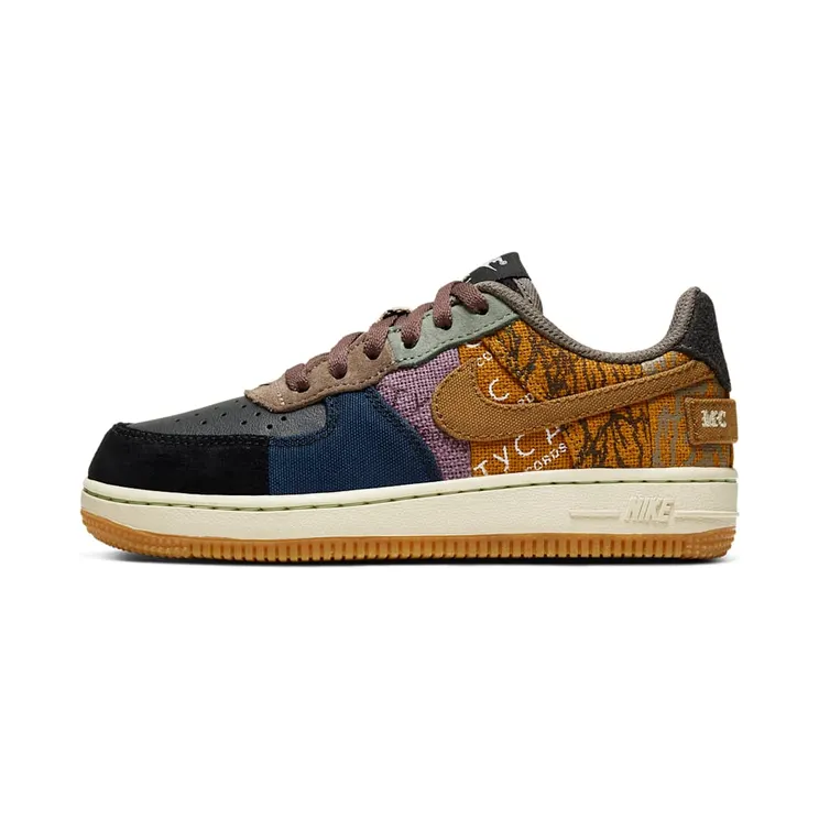 Nike Travis Scott x Air Force 1 Low PS ‘Cactus Jack’ – “Multi-color / Muted Bronze-foss” (CQ4565-900)
