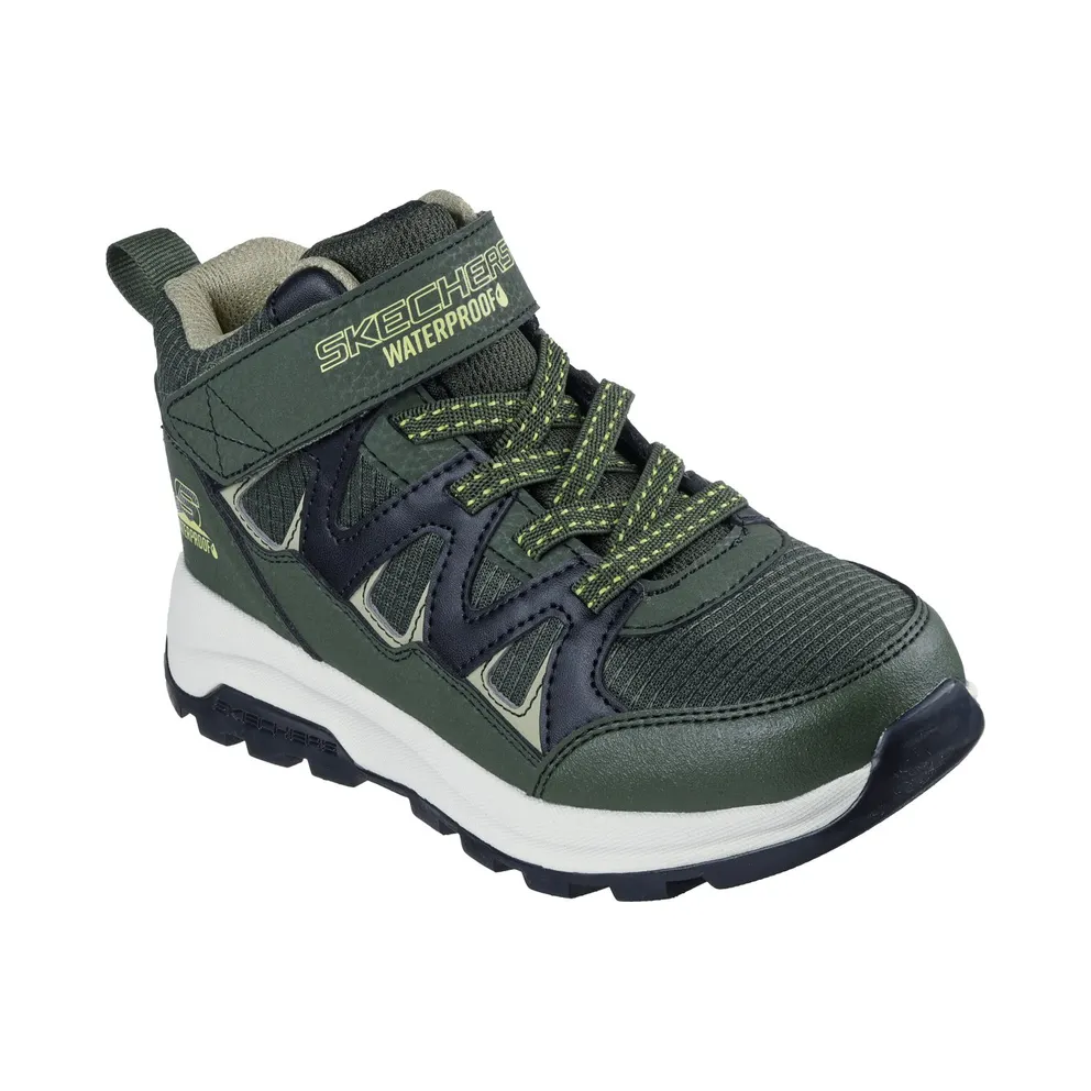 Skechers Waterproof: Storm Blazer – Drizzle Squad Sneaker Olijf/Black