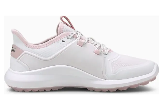 Puma IGNITE FASTEN8 golfschoenen Roze/Wit/Zilver (194241-01)