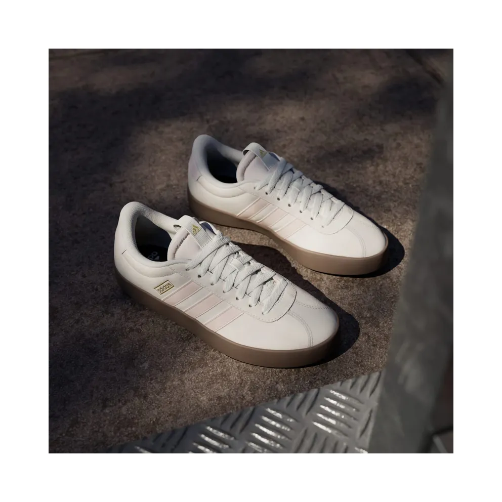 adidas VL Court 3.0 Off White Wonder Quartz Gold Metallic (JR0954)