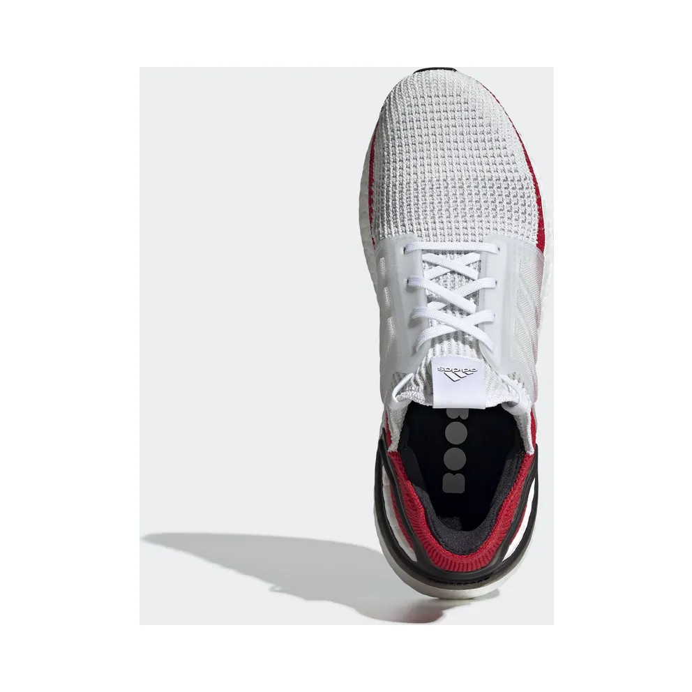 adidas Ultra Boost 19 White Scarlet Cloud White/Scarlet Red (EF1341)