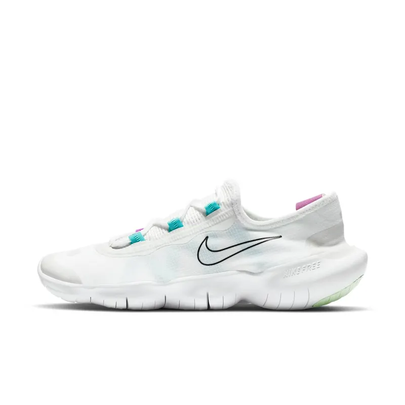 Nike Free RN 50 2020 “White / Summit White / Black” (CJ0270-102)