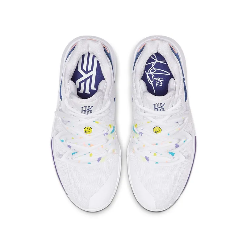 Nike Kyrie 5 White Denim (GS) White/Deep Royal Blue-Glacier Blue (AQ2456-101)