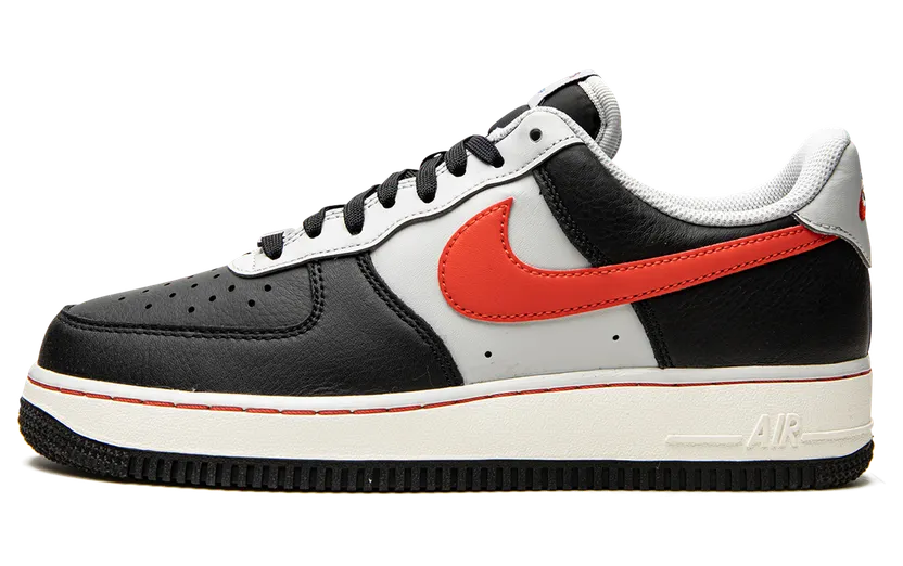 Nike x NBA Air Force 1 Low 5th Anniversary Chile Red – “Black / Grey Fog-chile Red-sail” (DC8874-001)