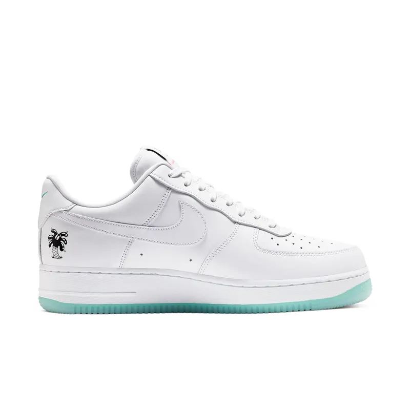 Nike Air Force 1 Flyleather Steve Harrington Earth Day (2019) White/White-White (CI5545-100)