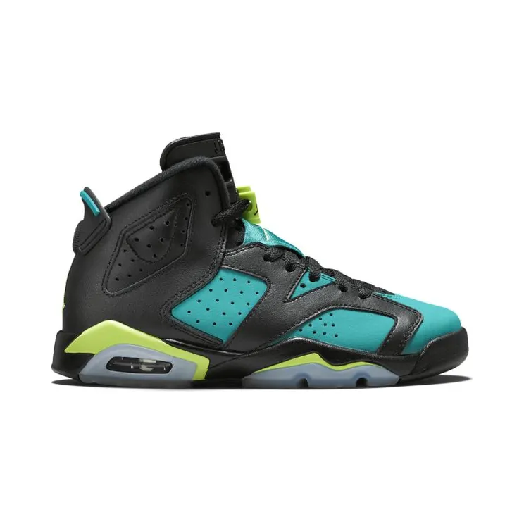 Air Jordan 6 Retro GG Black Turbo Green (543390-043)