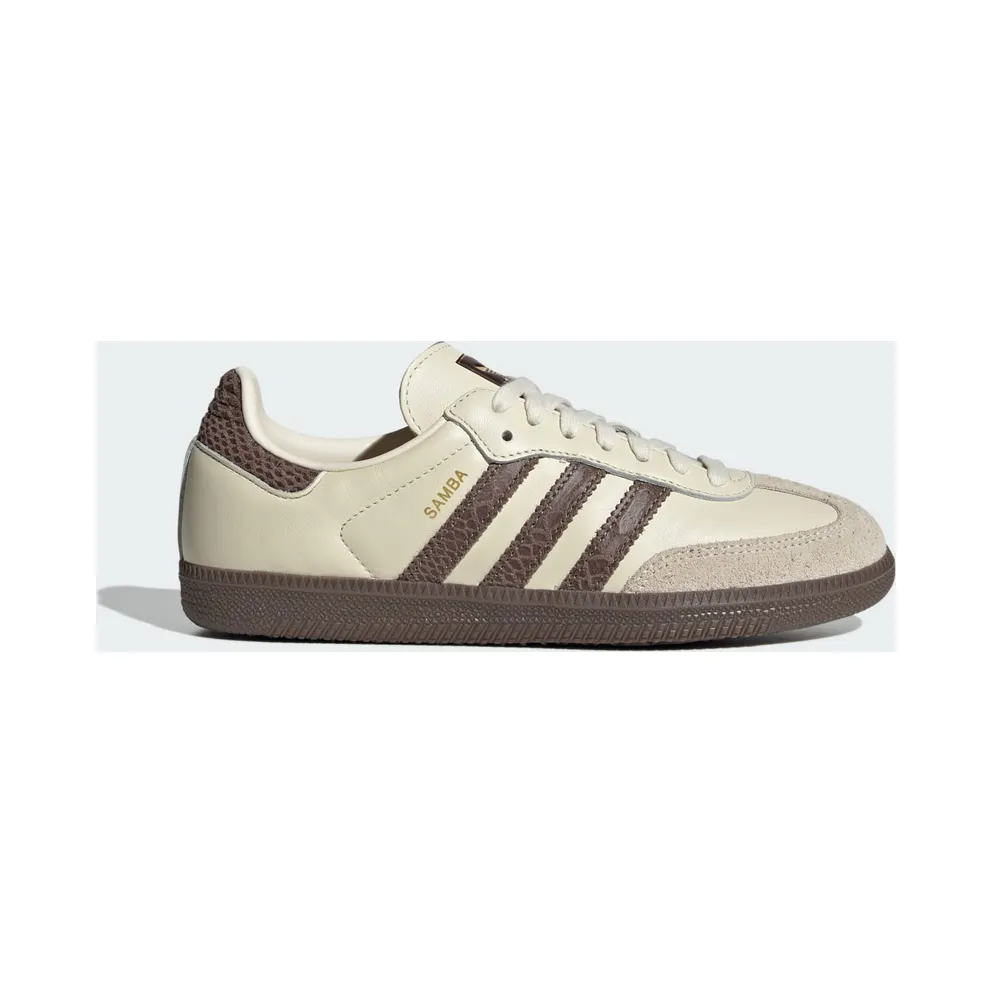 Adidas SAMBA OG Schuhe Cream White / Earth Strata / Maroon (IH3980)