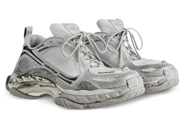Balenciaga Triple S.2 Lace-up “Grey” (865849 WTR2G 1800) (2)