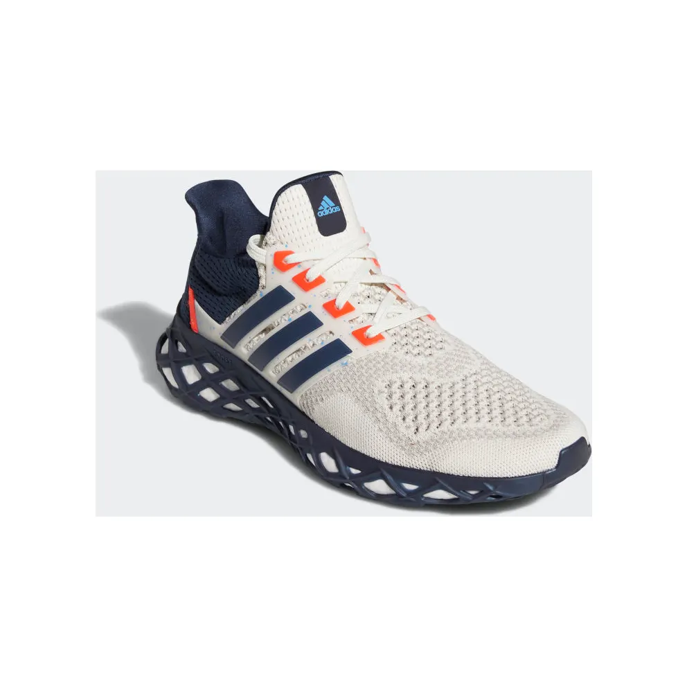 Adidas Ultraboost Web DNA Running Sportswear Lifestyle Chalk White / Collegiate Navy / Impact Orange (GX2135)