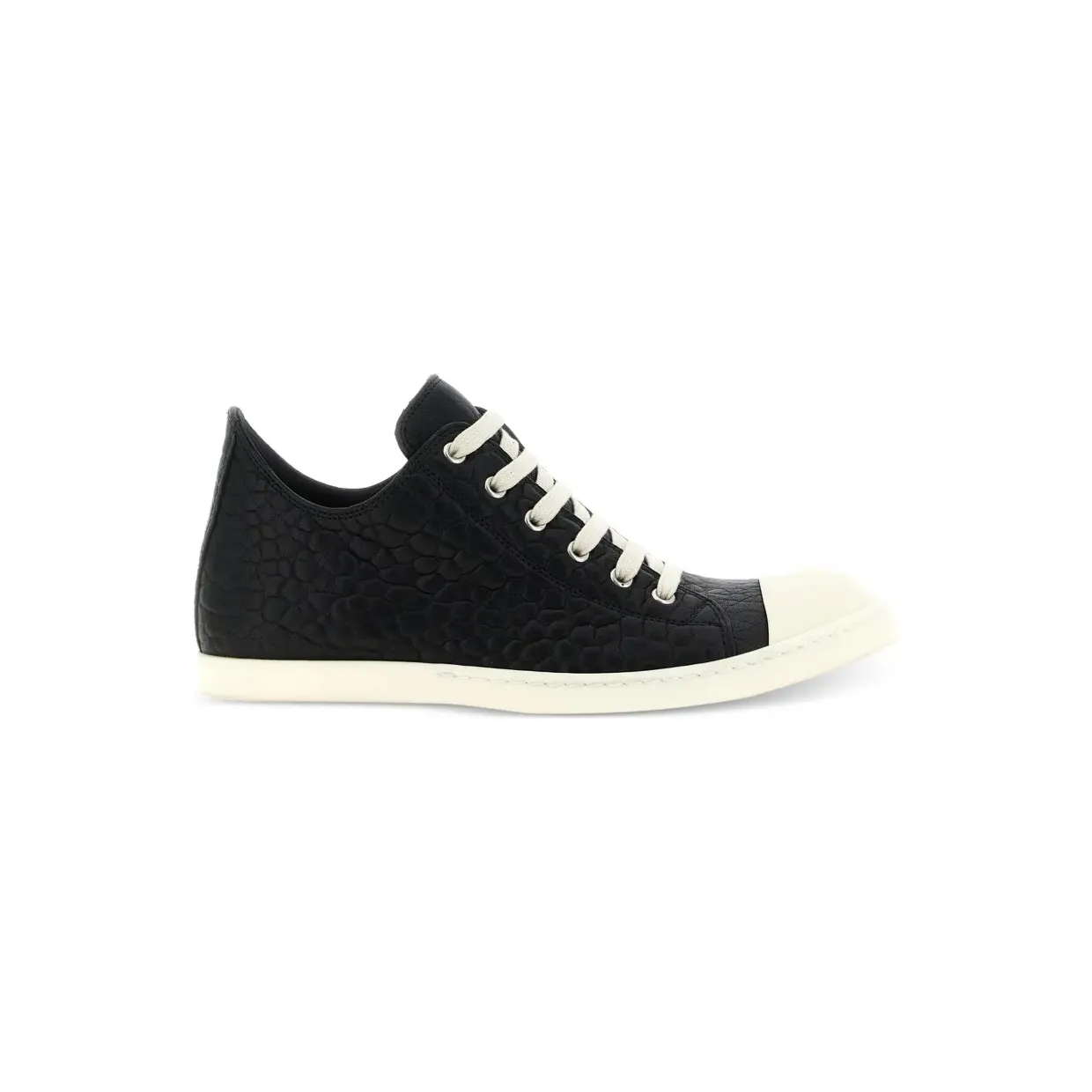 Rick Owens Low Sneaks sneakers in black calf leather RU02F4891LBB/T_RICKO-911_600-46