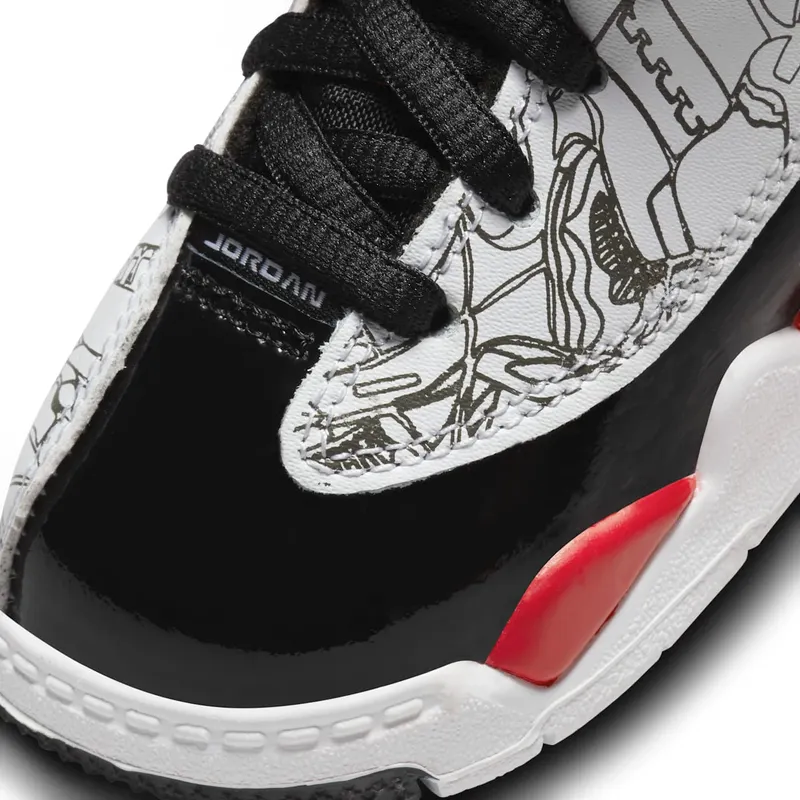 Jordan Dub Zero White Black Fire Red (DV1358-162)