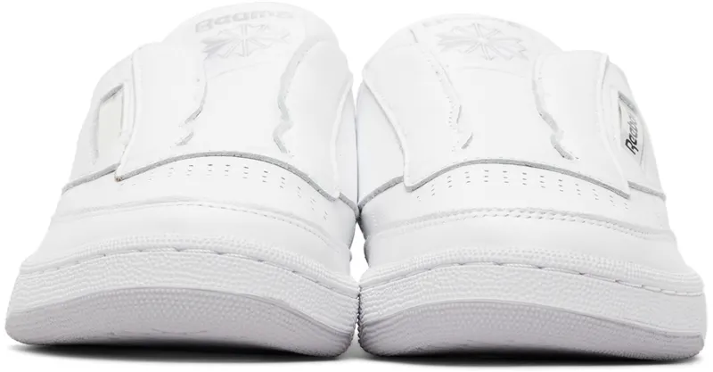 Reebok Beams Club C Laceless Instapschoen Cloud White / Cloud White / Cold Grey 2