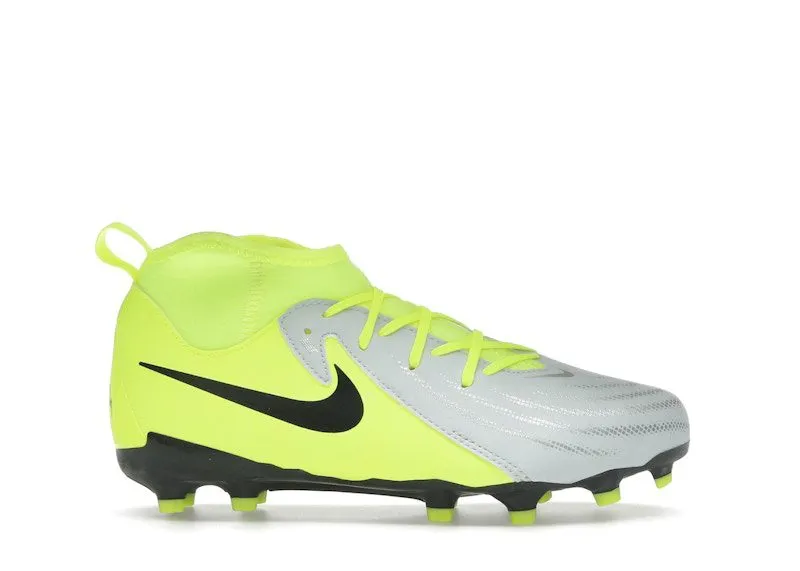 Nike Jr. Phantom Luna 2 Academy MG Metallic Silver Volt Black (FJ2603-003)
