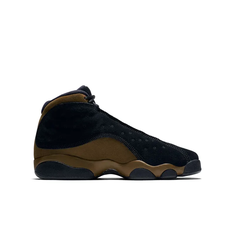 Jordan 13 Retro Olive (GS) Black/True Red-Light Olive (884129-006)