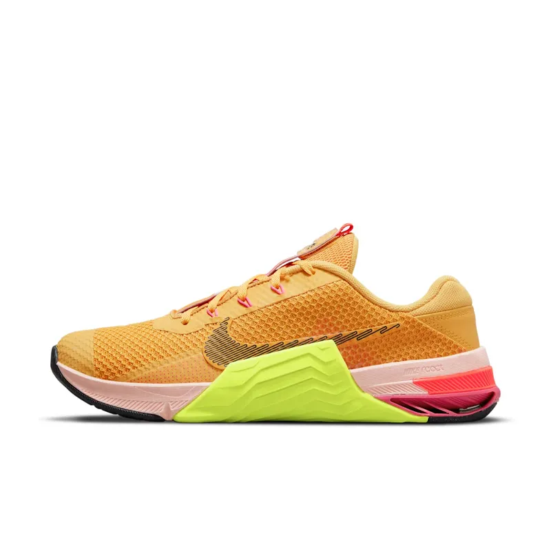 Nike Metcon 7 X Training Shoe Yellow “Pollen / Volt / Pale Coral / Black” (DA8110-721)