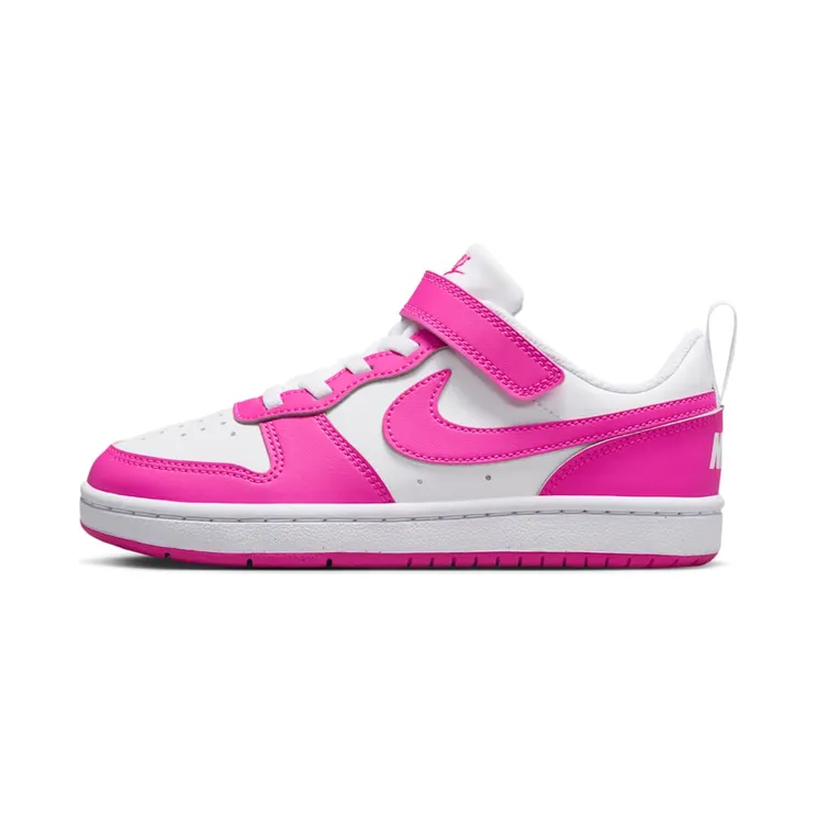 Nike Court Borough Low Recraft “White / Laser Fuchsia” (DV5457-123)