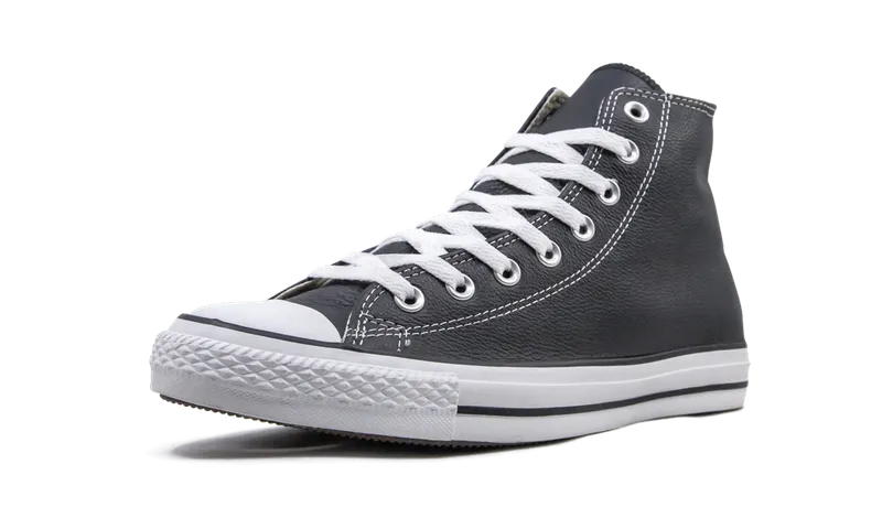 Converse Chuck Taylor All Star Hi “Black Leather” (1S581)