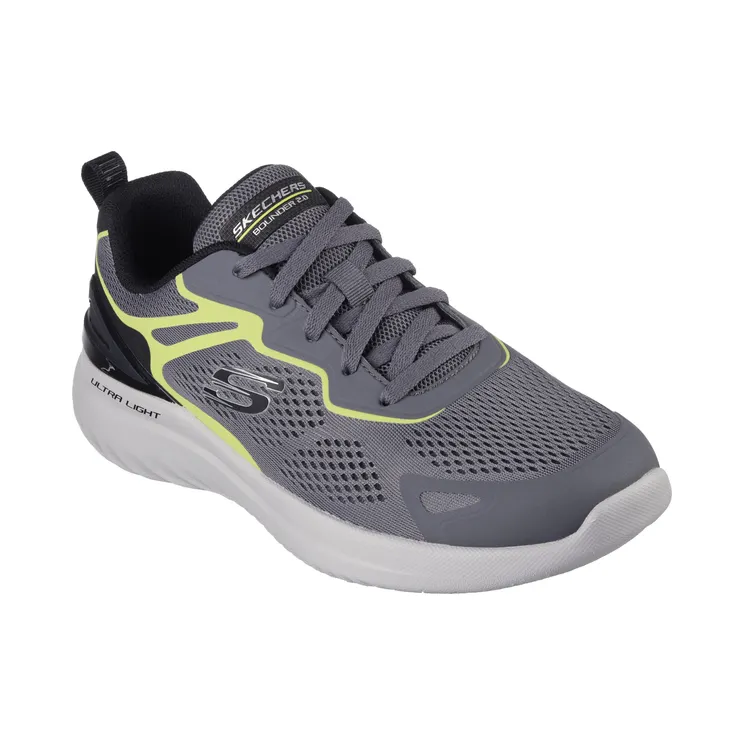 Skechers Bounder 2.0 – Andal – Houtskool / Limoen (232674 CCLM)