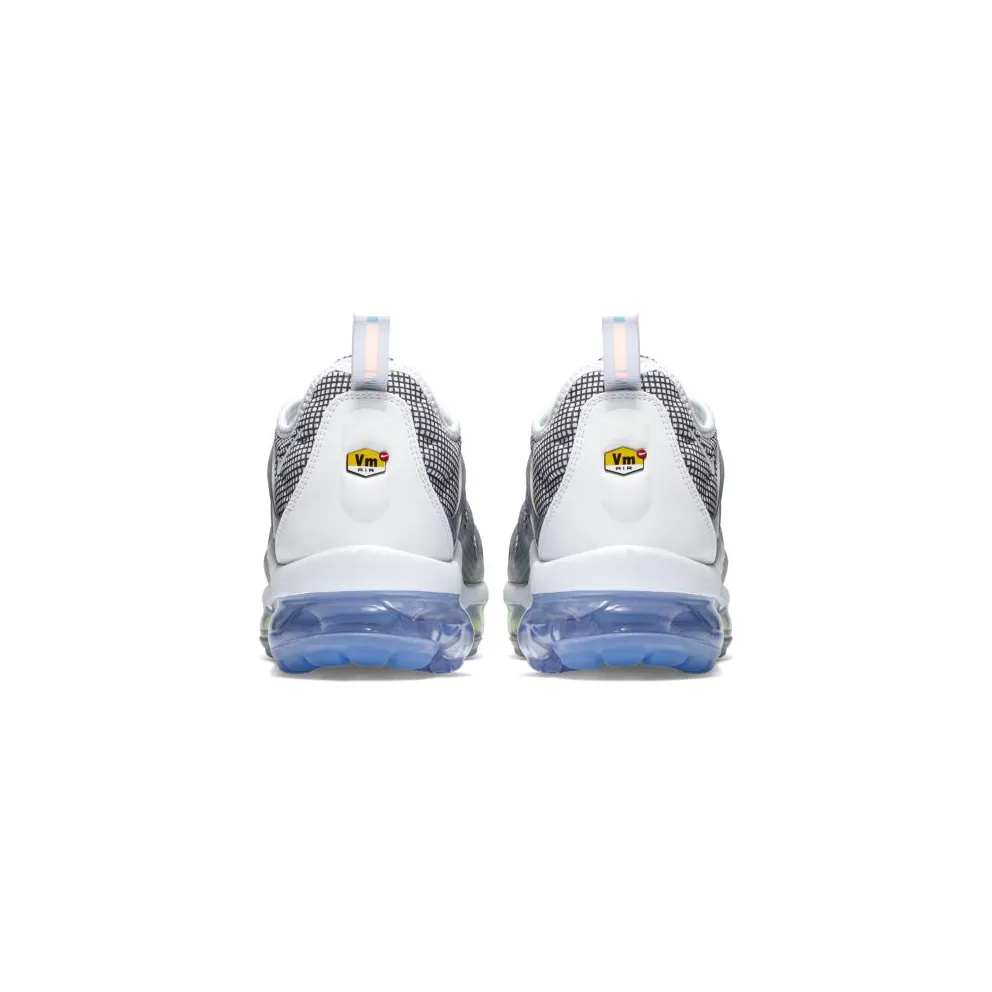 Nike Air VaporMax Plus Grid Print White/Aluminum-Barely Volt-Black (924453-105)